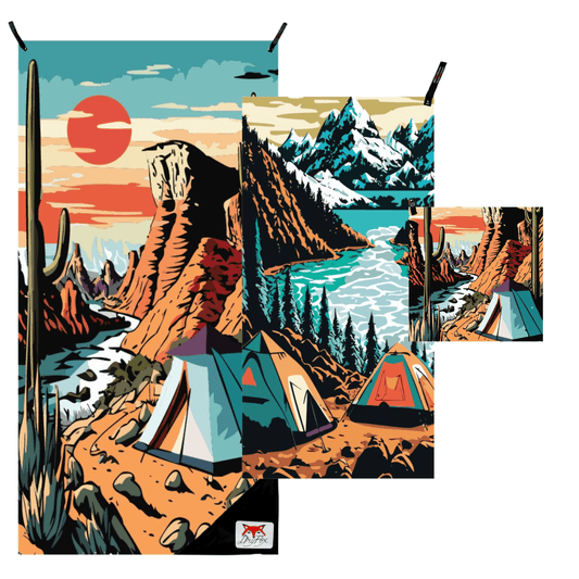Adventure Towel Travel Set SML- Campout image 1