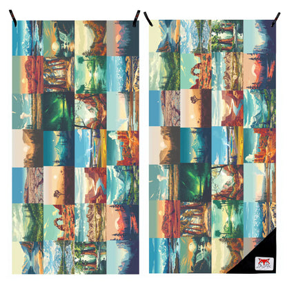 Adventure Towel Beach Size L with Pouch- Explore image 0
