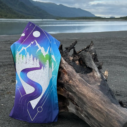 Adventure Towel Beach Size L with Pouch- Wind image 5