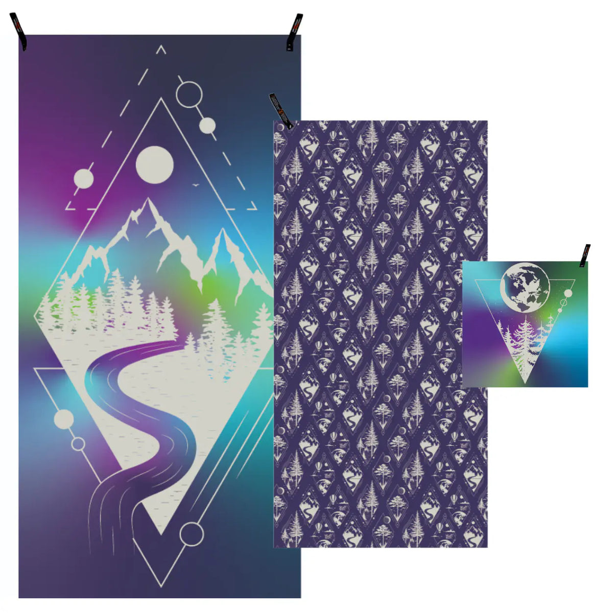 Adventure Towel Travel Set SML- Wind image 0