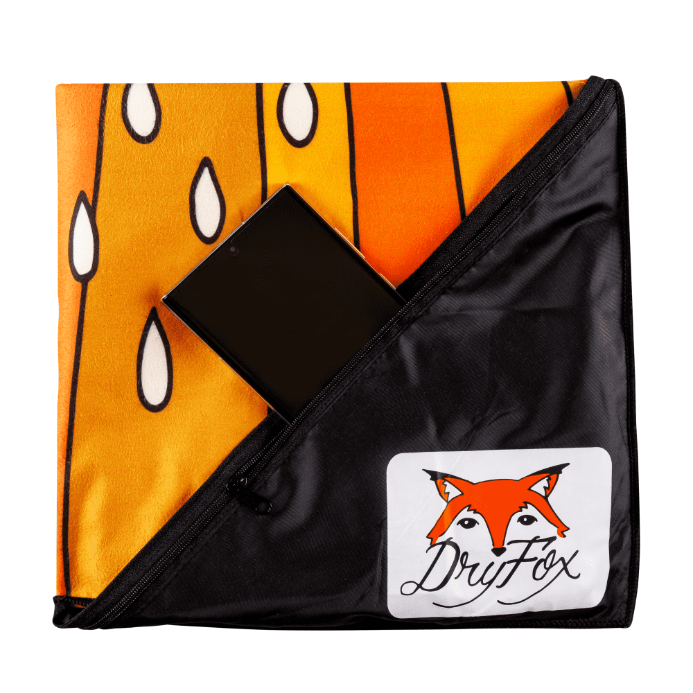 Adventure Towel Beach Size L with Pouch- Trippy image 1