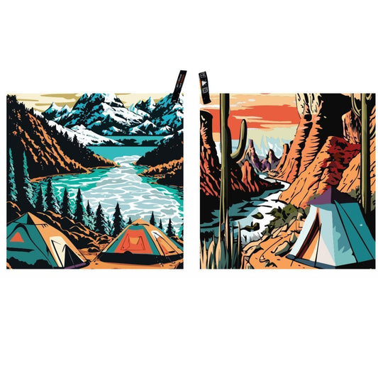 Adventure Towel Washcloth S- Campout image 0