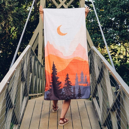 Adventure Towel Beach Size L with Pouch- Nature image 2