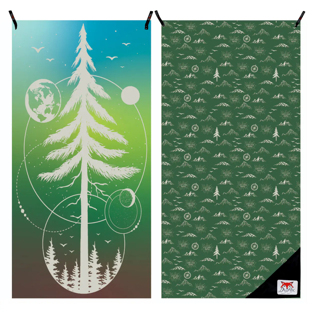 Adventure Towel Beach Size L with Pouch- Earth image 0