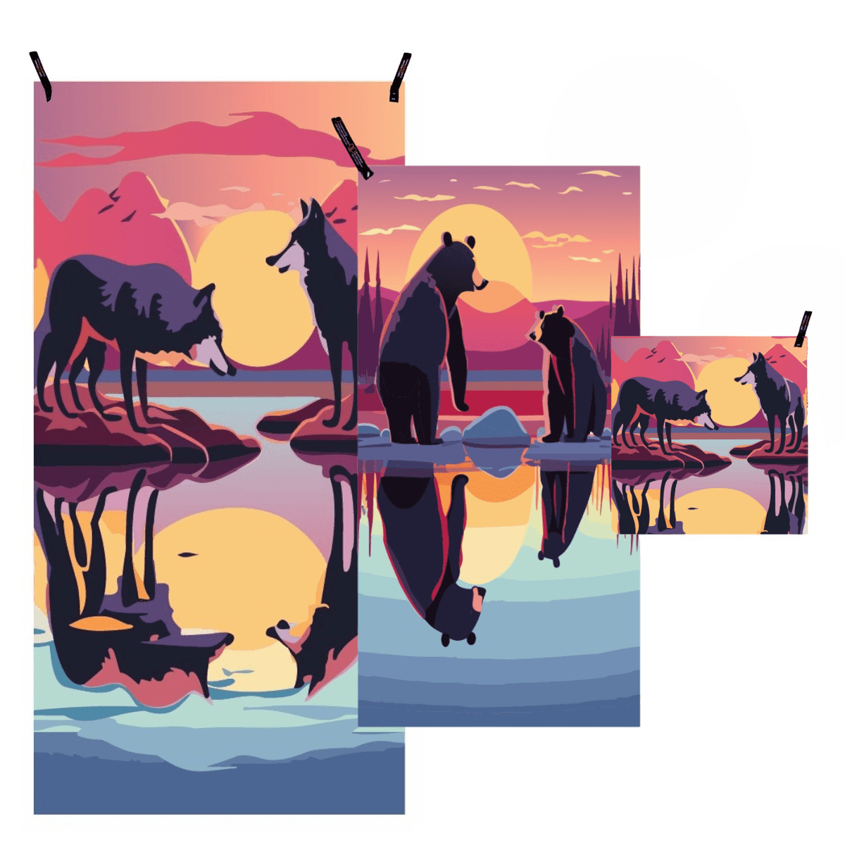 Adventure Towel Travel Set SML- Reflect image 0