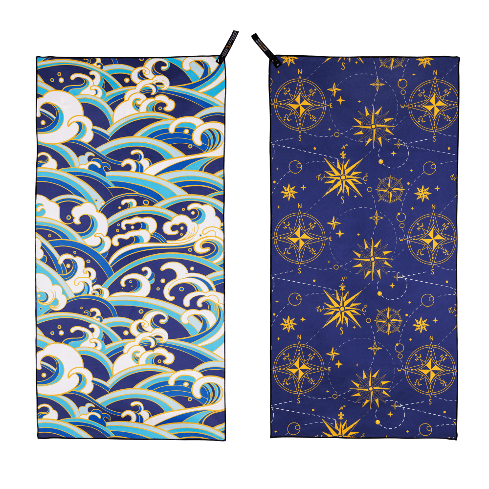 Adventure Towel Pack Size M- Waves image 0