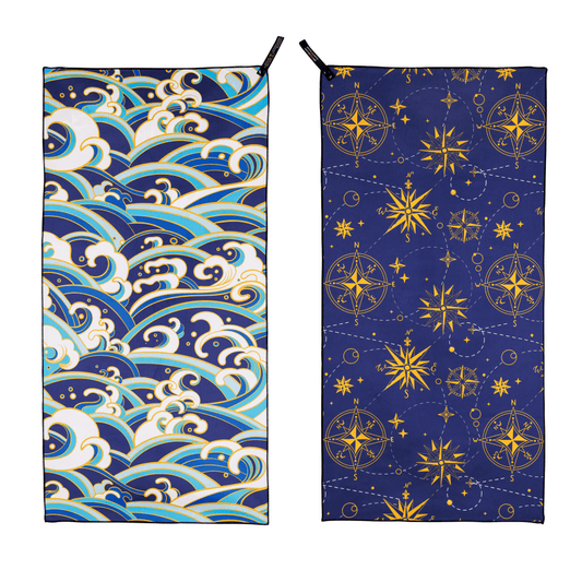 Adventure Towel Pack Size M- Waves image 0