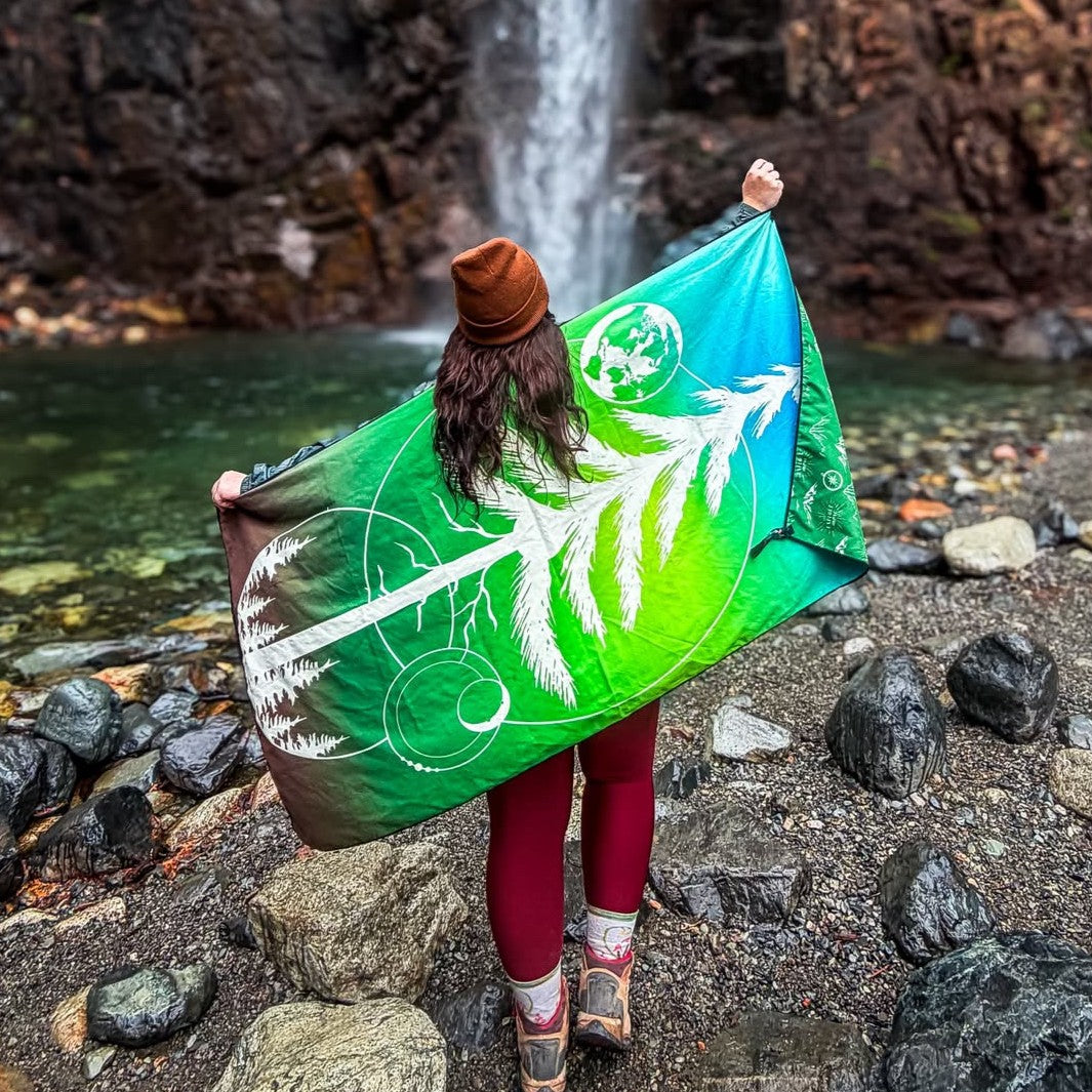 Adventure Towel Beach Size L with Pouch- Earth image 5