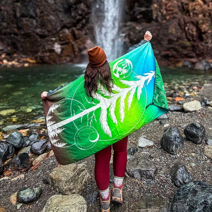Adventure Towel Beach Size L with Pouch- Earth image 5