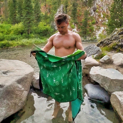 Adventure Towel Beach Size L with Pouch- Earth image 6