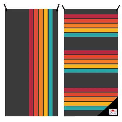 Adventure Towel Beach Size L with Pouch- Retro image 0