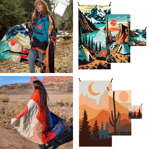 Adventure Towel Set SML + Poncho Blanket Bundle