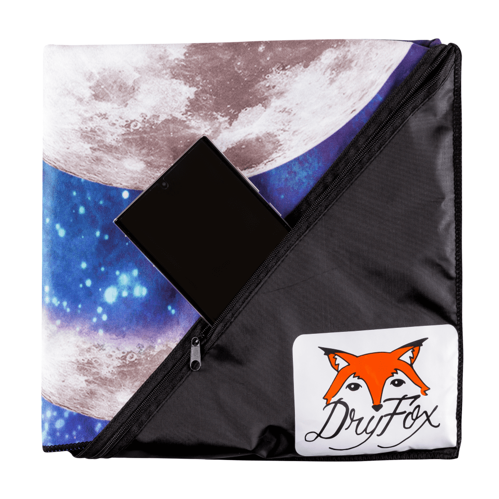 Adventure Towel Beach Size L with Pouch- Cosmic image 1