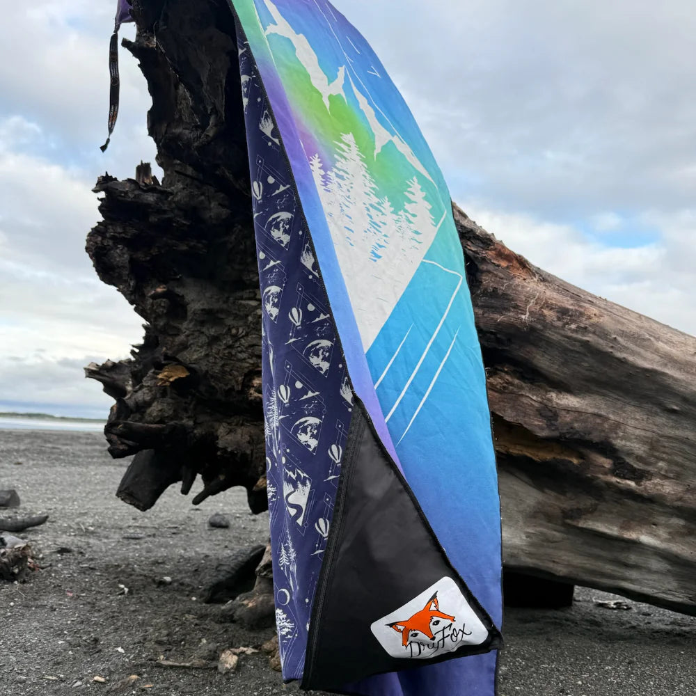 Adventure Towel Beach Size L with Pouch- Wind image 8
