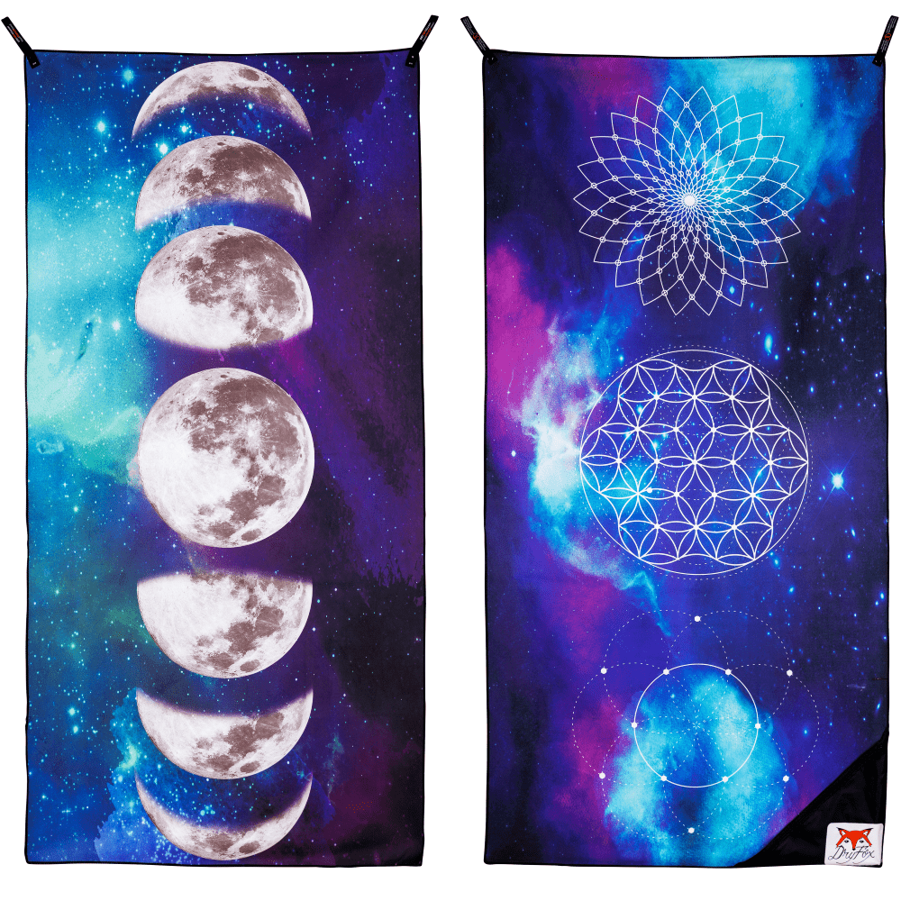Adventure Towel Beach Size L with Pouch- Cosmic image 0