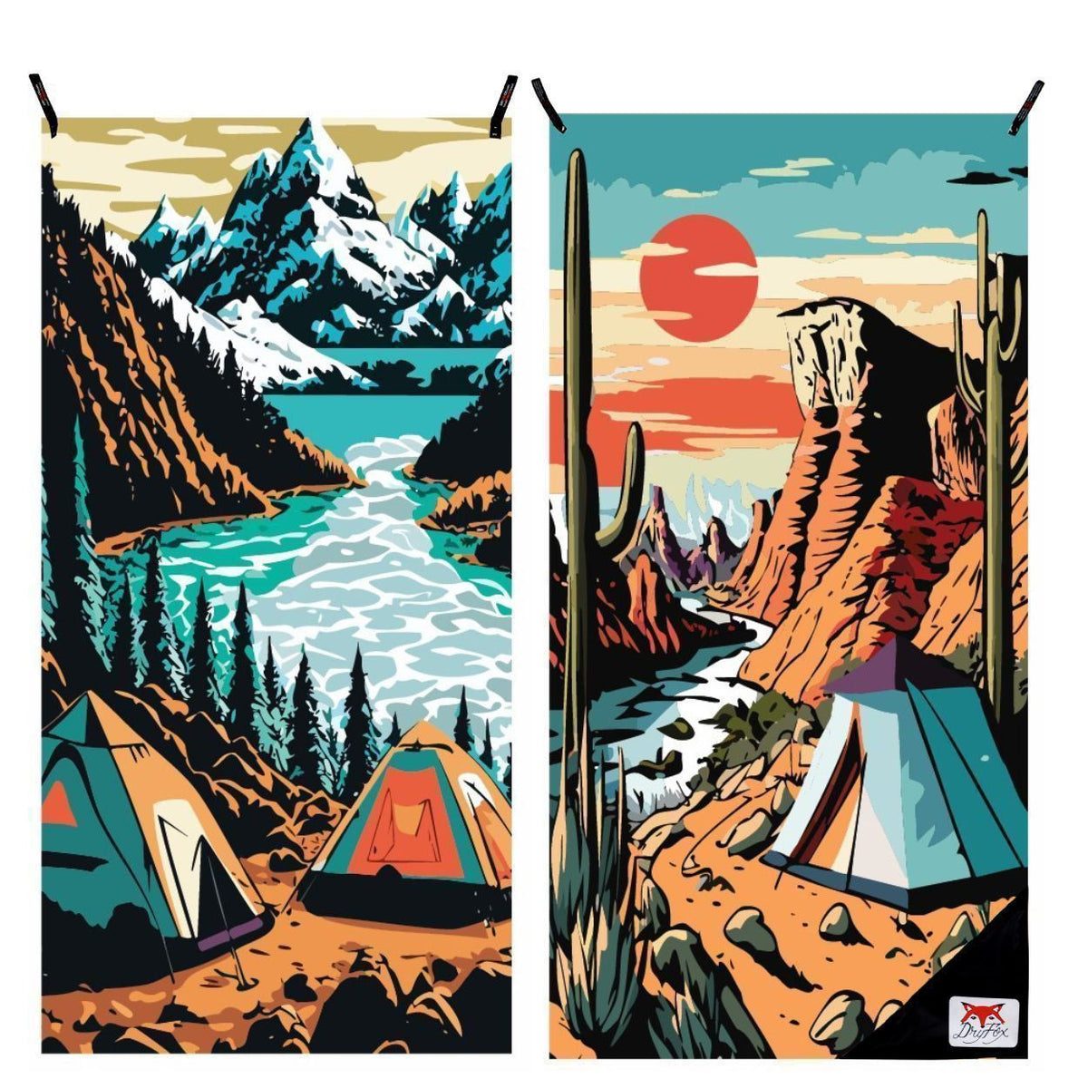 Adventure Towel Travel Set SML- Campout image 2