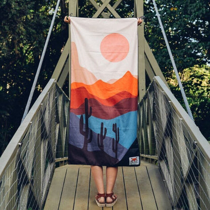 Adventure Towel Beach Size L with Pouch- Nature image 3