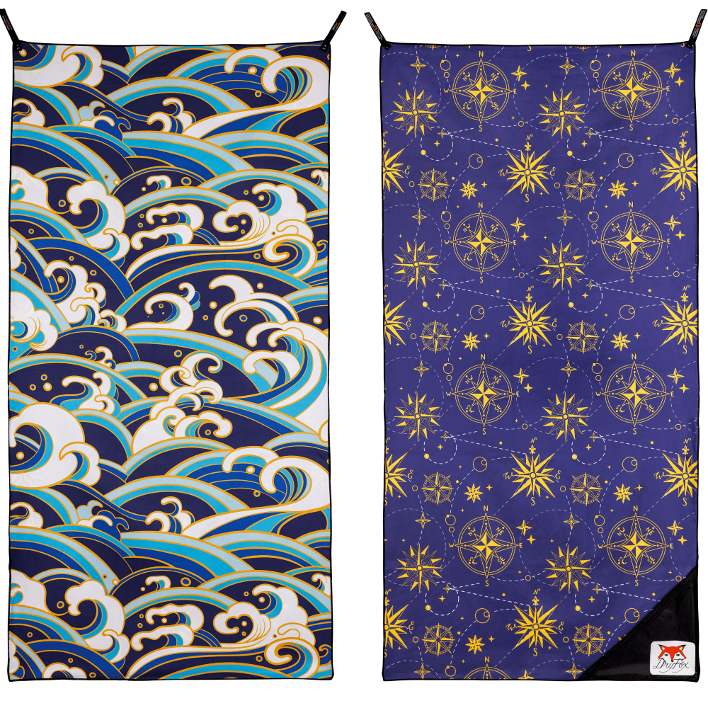 Waves Beach Towel L image 0