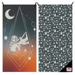 Adventure Towel Beach Size L with Pouch- Fire
