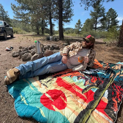 Reversible Packable Blanket + Poncho- Campout image 4