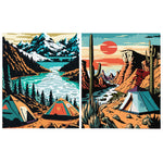 Reversible Packable Blanket + Poncho- Campout