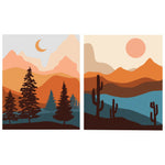 Reversible Packable Blanket + Poncho- Nature