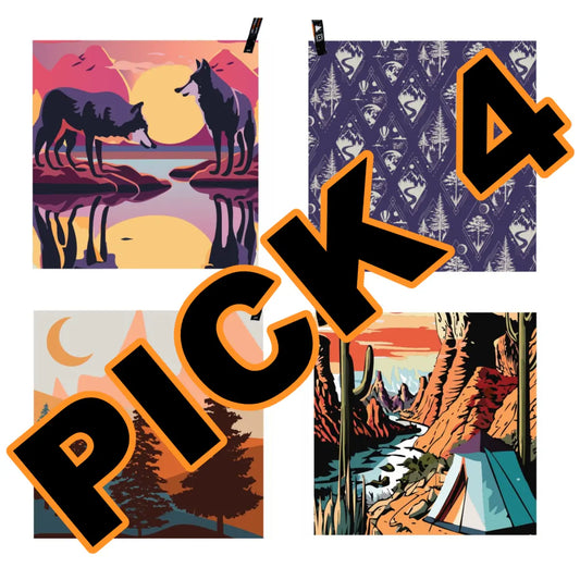 [BUY 3, GET 4TH FREE] Adventure Towel Bundle- Washcloth S