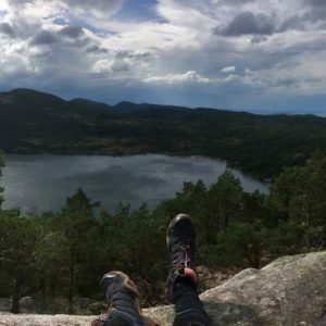 view hiking Preikestolen