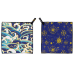 adventure towel travel washcloth S waves compact lightweight quick-dry