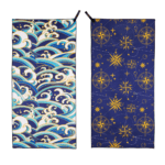 adventure towel pack size m dryfoxco compact lightweight quick-dry travel towel