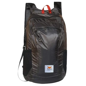 black backpack compact dryfoxco 16L waterproof