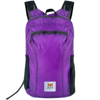 purple backpack compact dryfoxco 16L waterproof