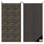 CAMO TOWEL BEACH DRYFOX SANDFREE QUICKDRY STRIPES