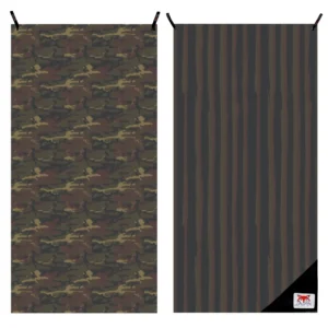 CAMO TOWEL BEACH DRYFOX SANDFREE QUICKDRY STRIPES