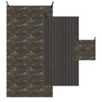 CAMO TOWEL SET QUICK DRY DRYFOX BEACH CAMP