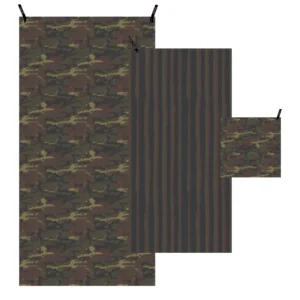 CAMO TOWEL SET QUICK DRY DRYFOX BEACH CAMP