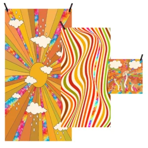 TRIPPY TOWEL BEACH SET DRYFOX SUN