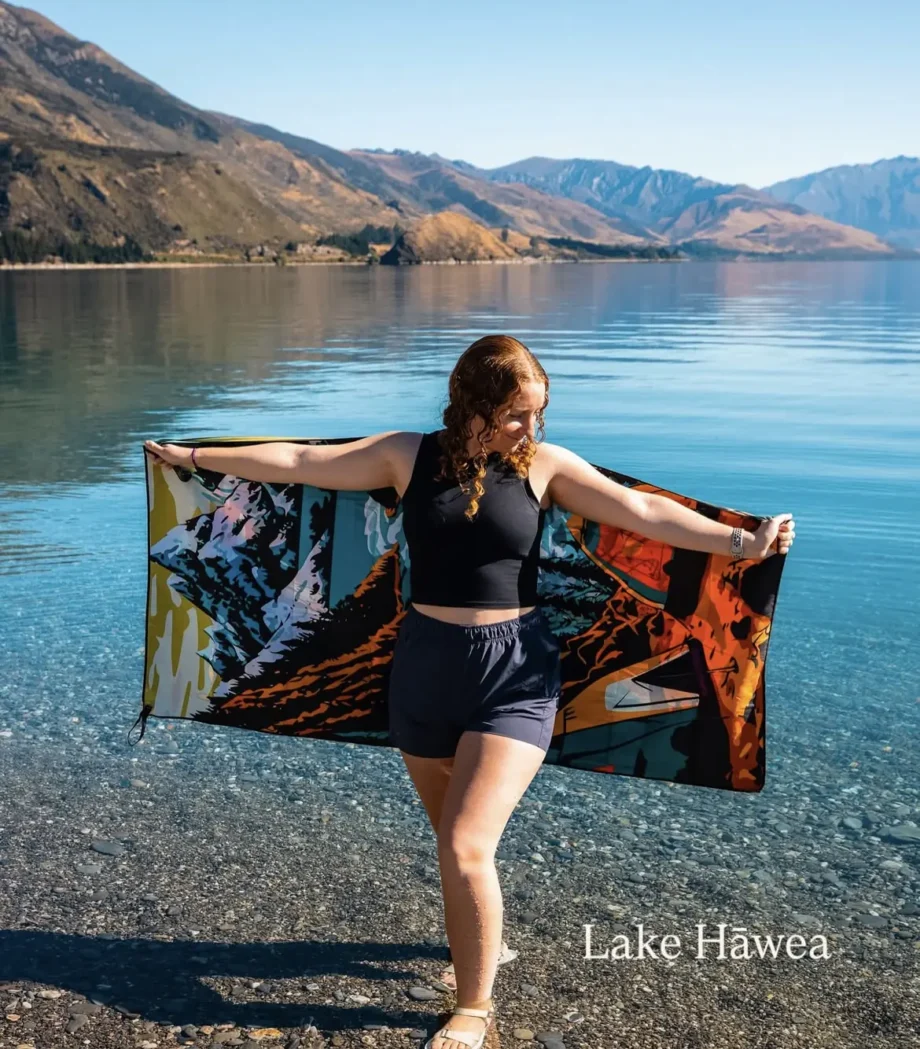 campout adventure towel travel beach dryfoxco