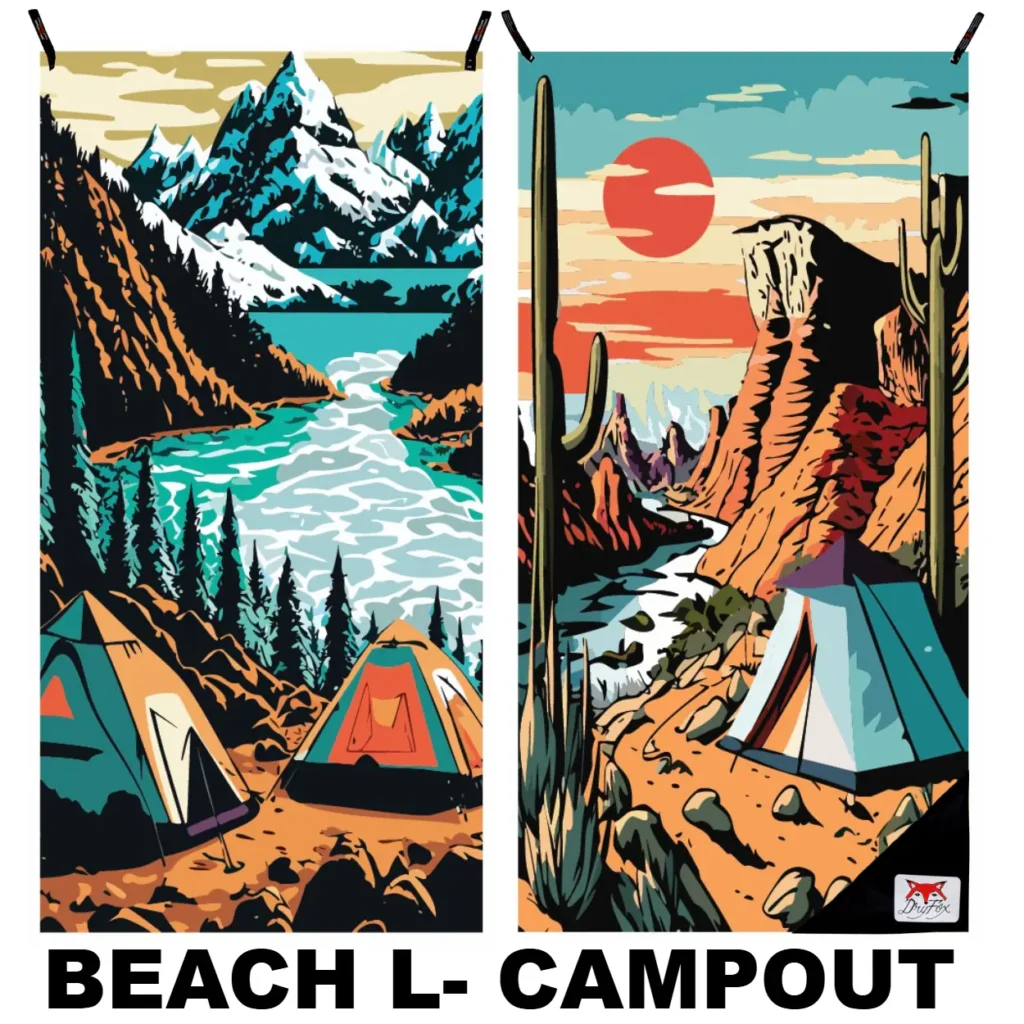 adventure towel beach l campout