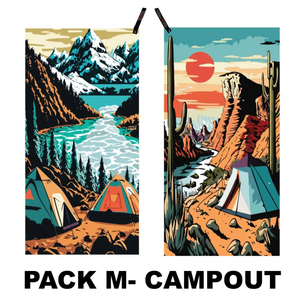 ADVENTURE TOWEL TRAVEL M CAMPOUT PACK