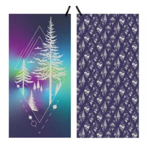 dryfoxco adventure towel wind northern nights mountains trees forest pack m