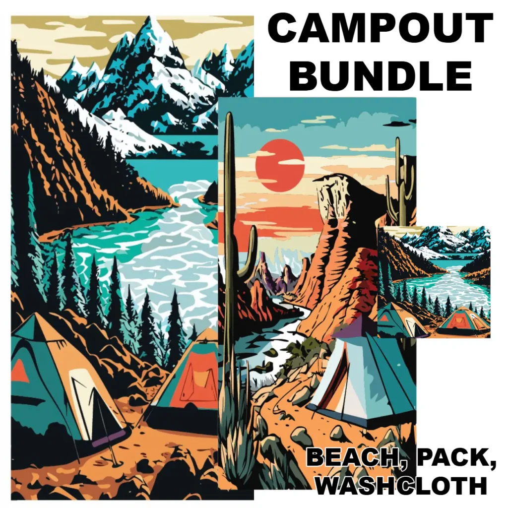 STARTER BUNDLE CAMPOUT TOWEL TRAVEL