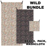 adventure towel bundle set sml wild