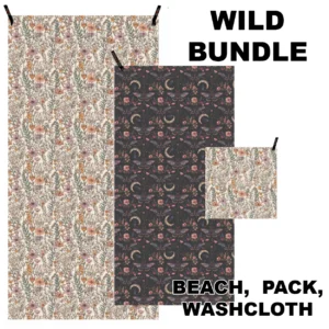 adventure towel bundle set sml wild