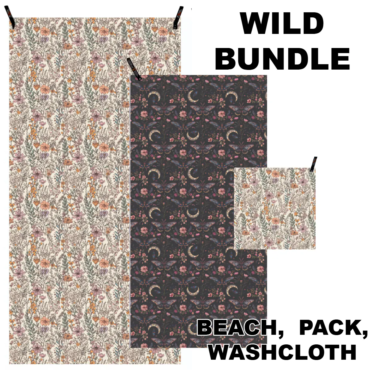 adventure towel bundle set sml wild