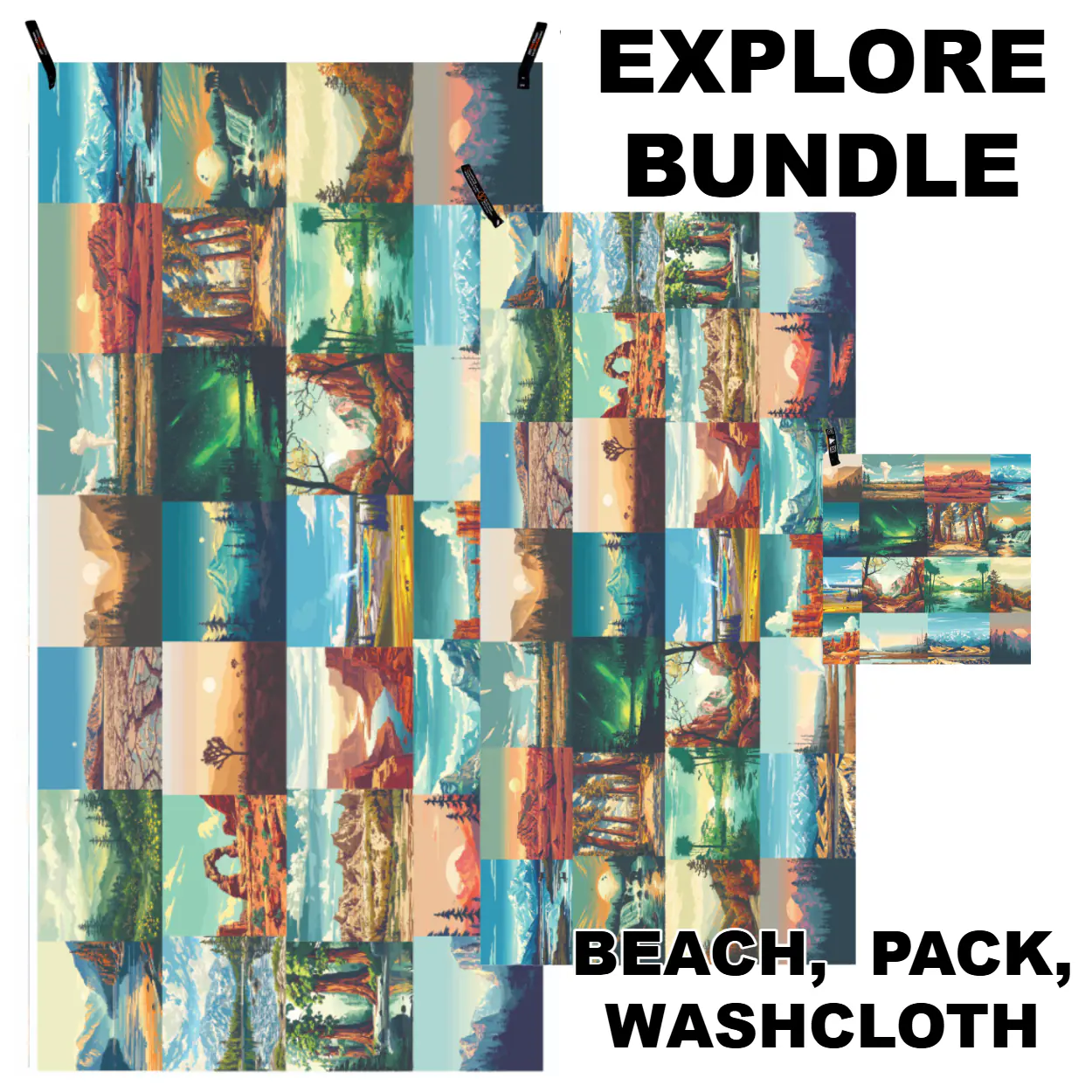 EXPLORE BUNDLE ADVENTURE TOWEL TRAVEL