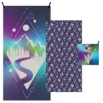 beach l towel ADVENTURE WIND NORTHERN LIGHTS